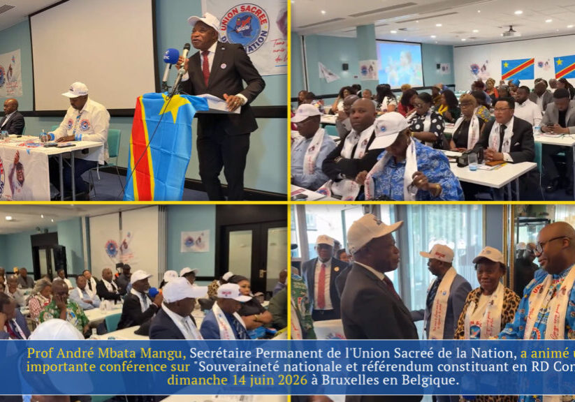 conference_bruxelles_belgique_prof_andré_mbata_mangu_secr_perm_union_sacreé_souveraineté_nationale_référendum_constituant_14_juin_2026