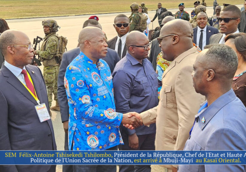 président_félix_tshisekedi_prof_andre_mbata_mangu_arrivé_mbuji-mayi_kas1