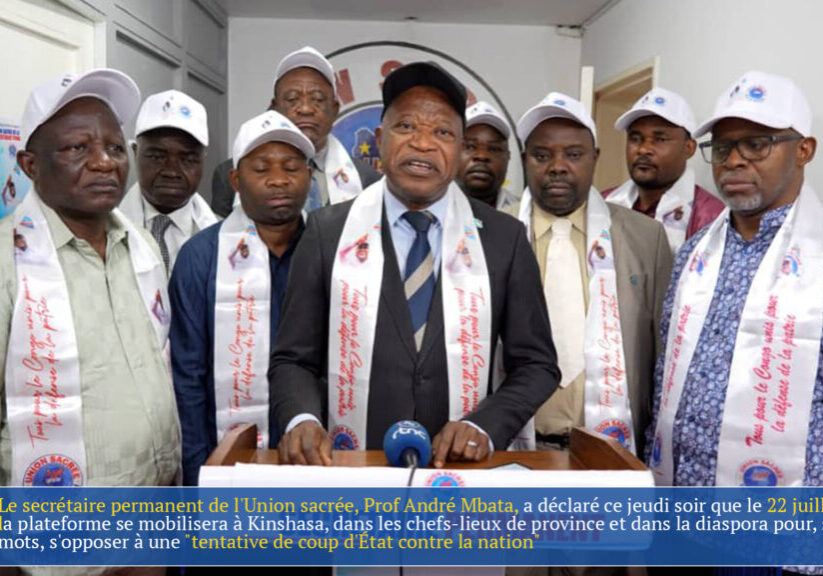 prof_andré_mbata,_secrétaire_permanent_union_sacrée_mobilisation_22_juillet_2026_annonce_16_juillet_2026