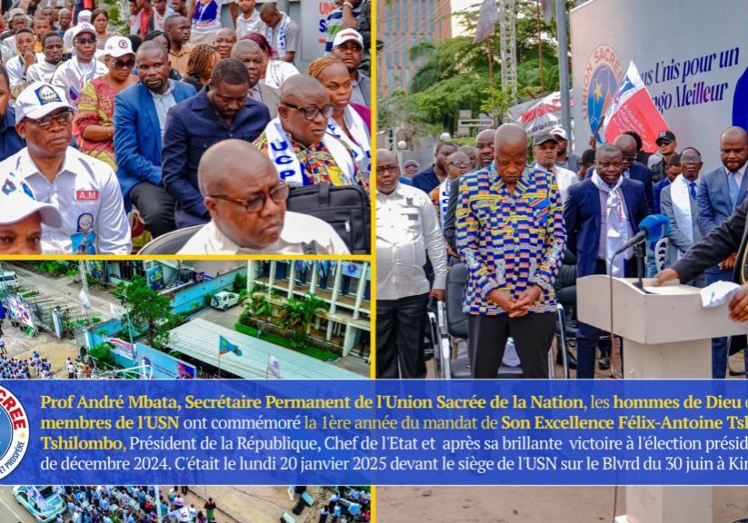 prof_andré_mbata,_secrétaire_permanent_union_sacrée_prière_commémoration_1ère_anniversaire_réélection_president_félix-antoine_tshisekedi_tshilombo_20_janvier_2025_0