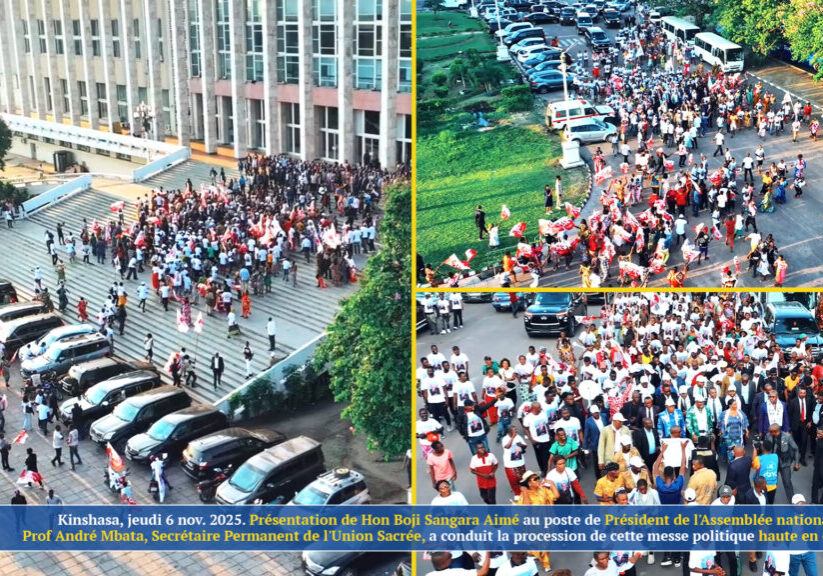 prof_mbata_secretaire_permanent_usn_procession_candidature_hon_boji_sangara_aimé_poste_président_assemblée_nationale_6_novembre_2025