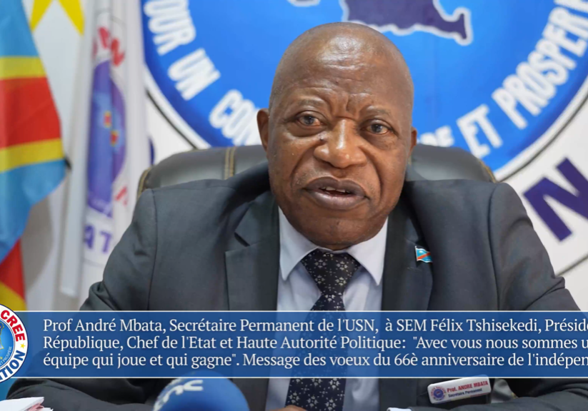 prof_mbata_usn_président_félix_tshisekedi_message_66è_anniversaire_indépendance_30_juin_2026