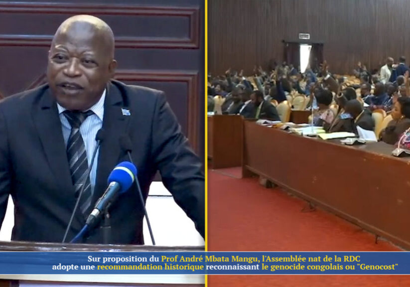 proposition_prof_andre_mbata_assemblée_adopte_recommandation_historique_genocide_congolais_genocost