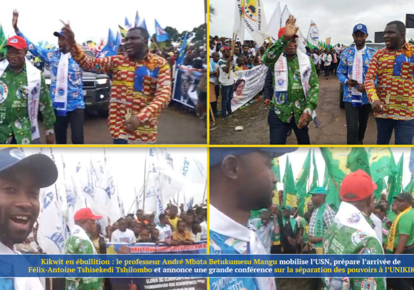 secrétaire_permanent_prof_andré_mbata_kikwit_mobilisation_préparation_arrivée_president_félix_tshisekedi_annonce_conférence_séparation_pouvoirs_unikik