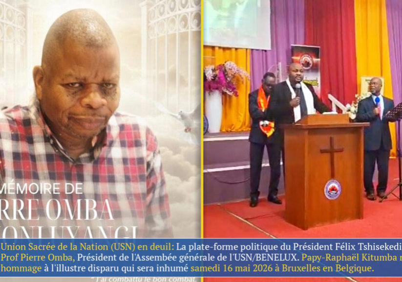union_sacrée_de_la_nation_deuil_prof_pierre_omba_président_assembée_générale_usn_benelux_16_mai_2026