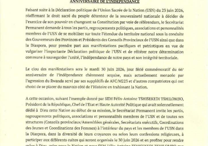 usn_communiqué_n°014_relatif_organisation_manifestations_patriotiques_cultes_religieux_marche_66e_anniversaire_independance